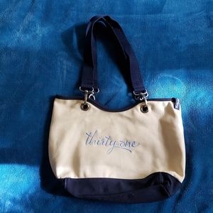 Thirty-One Mini Canvas Crew Tote